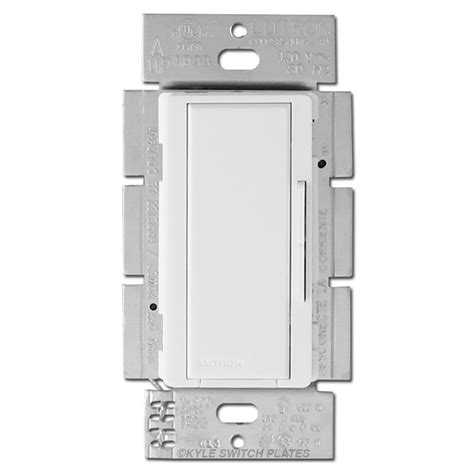 white lutron smart dimmer switch indicator lights