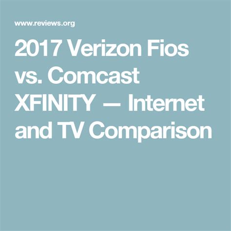 Verizon Vs Comcast Which Is The Better Choice For Home Internet