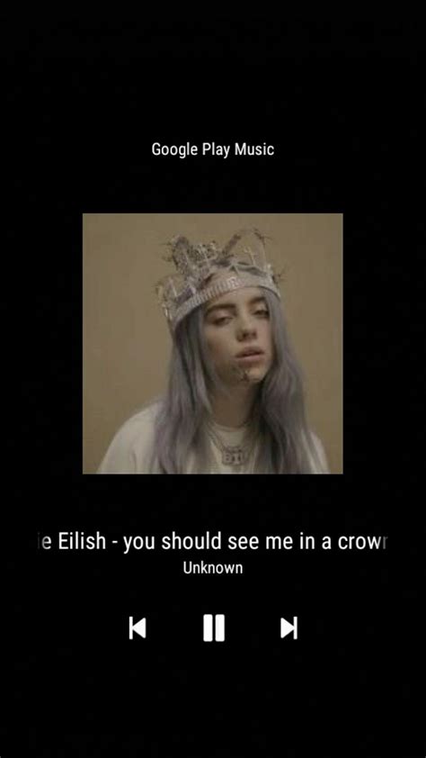 crown billie eilish song billie eilish song song posters song poster