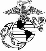 Ega Usmc Window Marines Defense sketch template