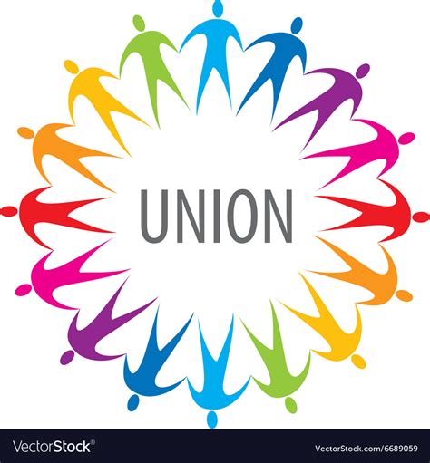 logo union people royalty  vector image vectorstock