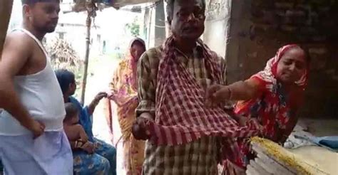 bihar couple begs for money to get son s body released from govt