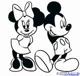 Mouse Coloring Pages Minnie Clubhouse Getcolorings sketch template