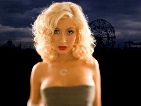Afbeelding Voor Achtergrond Christina Aguilera Blond Bruin Haar 🔥