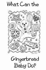 Gingerbread Baby Brett Coloring Jan Gradeonederful Book Pages sketch template