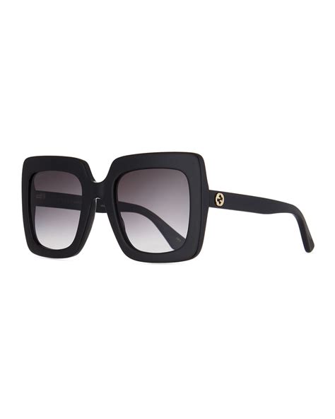 gucci square acetate gradient sunglasses neiman marcus