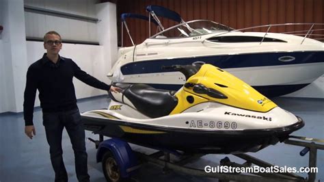 kawasaki stx  jet ski  sale uk review engine test  gulfstream boat sales youtube