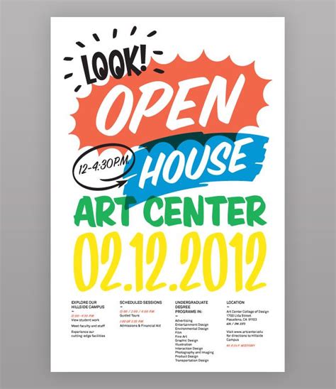 open house poster open house house home art