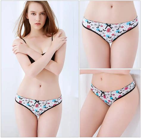 yun meng ni underwear new style beautiful flower printing cotton yong