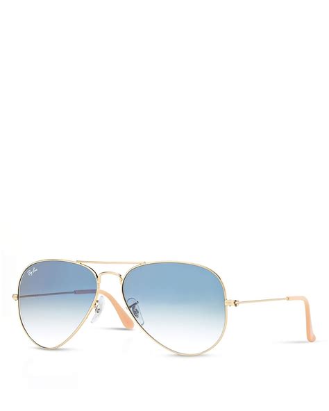 ray ban ray ban original aviator sunglasses in blue for men lyst