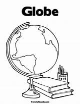 Coloring Globe Suitcase Kids Pages Printable Popular Worksheet Getcolorings sketch template