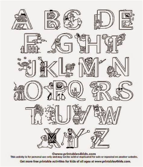 alphabet coloring sheet  coloring sheet afvere