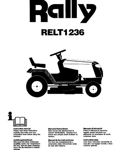rally lawn tractor manual
