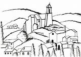Cezanne Adulti Olivier Impressionismo Adultos Habitation Zuhause Cézanne Gardanne Justcolor Apres Guernica Sicilia Malbuch Erwachsene Inspiré Toile Comprendente sketch template