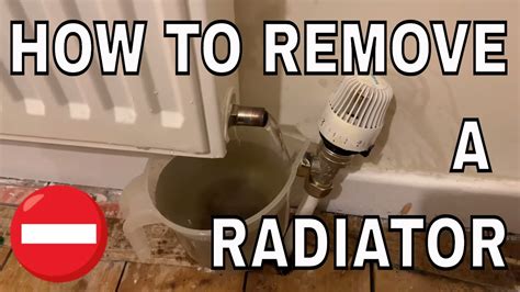remove  radiator  decorating removing  central heating rad allen hart