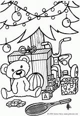 Weihnachtsbaum Kerstboom Cadeautjes Kleurplaat Kalediniai Spalvinimui Paveiksliukai Malvorlage Regali Teddy Schoolplaten Popular Toys Coloringhome sketch template