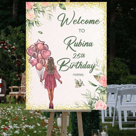 personalised birthday party  board birthday sign board