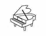 Pianoforte Cauda Coda Pianos Abierto Aperto Aberto Strumenti Musicali Dibuixos Obert Cua Corda Stampare Instruments Forte Acolore Trompeta Cordas Musicals sketch template