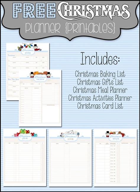 christmas planner printables planner stickers