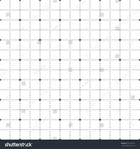dot grid paper seamless pattern vector stock vector