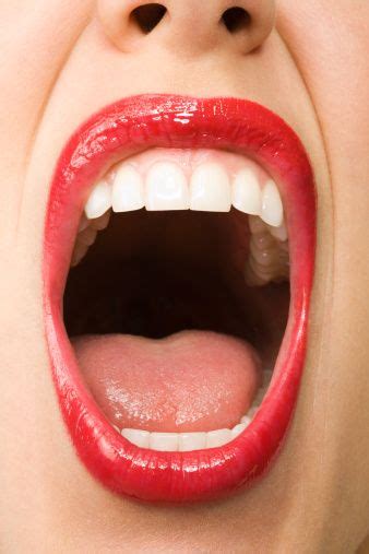 Woman With Mouth Open Wide Close Up Mouth Photography Lips