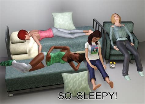 Sleeping Pose Pack Sims 3 Poses Pinterest Pose Sims