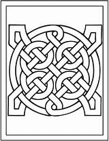Celtic Coloring Pages Pattern Patterns Designs Scottish Printable Gaelic Irish Easy Adult Knots Kids Colorwithfuzzy Symbols Color Geometric Sheets Flower sketch template