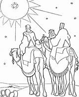 Bethlehem Getcolorings Shepherds Solemn Nativity sketch template