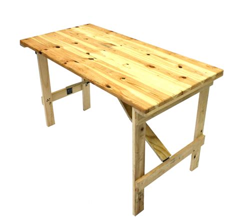 wooden trestle table  foot   foot   furniture