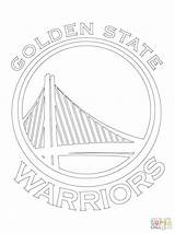 Warriors Coloring Pages Getdrawings Golden State sketch template