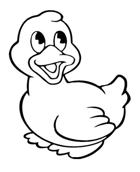 coloring pages  animals cute ducks colouring  kids