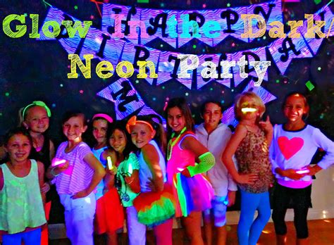 dj  kids neon glow party glow   dark party