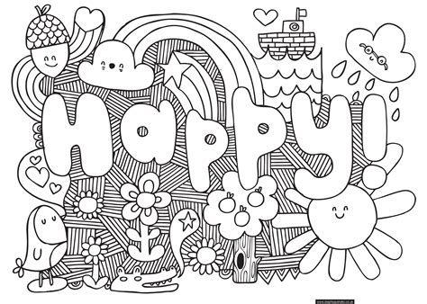 fun color pages   cool coloring pages abstract coloring