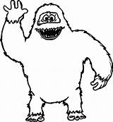 Abominable Snowman Bumble Rudolph Moonracer Misfit Clipartmag Wecoloringpage Dentistmitcham sketch template