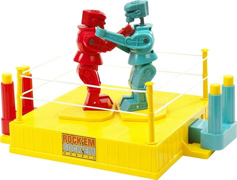 Rock Em Sock Em Robots Game Amazon It Giochi E Giocattoli