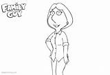 Coloring Guy Family Lois Pages Printable Adults Kids sketch template