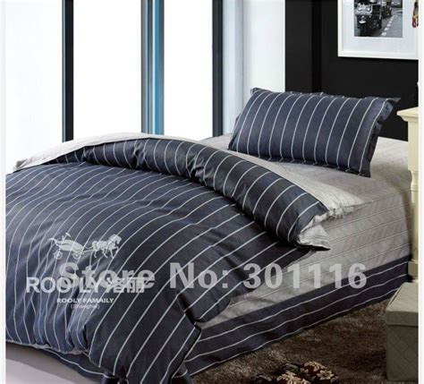 fashion home textile male man gentleman print bedding set duvet