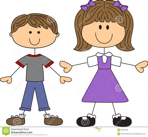 royalty free stock images big sister little brother