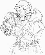 Pages Coloring Master Chief Halo Drawings Kids Color Colouring Spartan Printable Odst Drawing Print Getcolorings sketch template