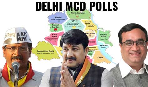 Mcd Delhi Election Results 2017 Ward Wise Winners List Names Of