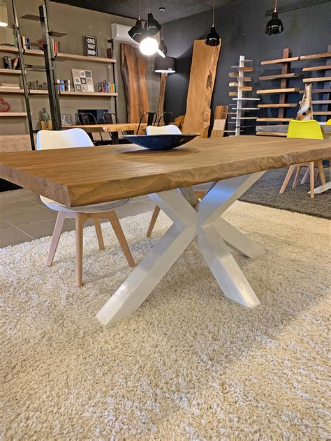 tavolo da pranzo design moderno  legno massello xlab design