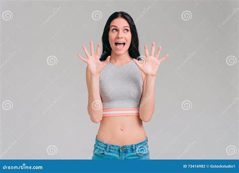 feeling  excited stock photo image  face facial