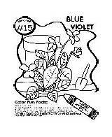 Blue Blizzard Violet Crayola Coloring sketch template