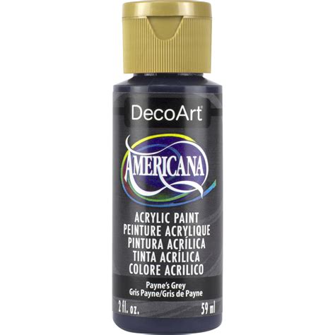 decoart americana acrylic color  oz paynes gray walmartcom