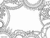 Coloring Pages Doodle Name Printable Templates Flower Flowers Adult Color Alley Names Mediafire Template Doodles Books Frame Book Simple Choose sketch template
