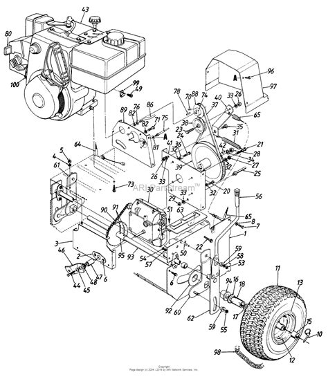 mtd sears craftsman mdl  parts diagram  parts