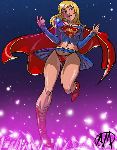 super and sexy supergirl illustrations lg blog