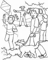 Coloring Helping Kids Pages Each Other Another Library Clipart sketch template