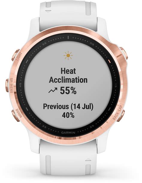 Garmin Fenix 6s Pro Smartwatch White Rose Gold Find Outdoortøj Sko