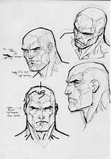Jim Lee Comic Book Drawing Sketch Faces Draw Face Anatomy Sketches Artist Artists Worth Techniques Choose Board Heads Batman sketch template